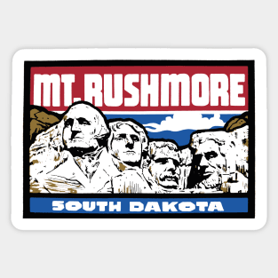 Mt. Rushmore Vintage Style Decal Sticker